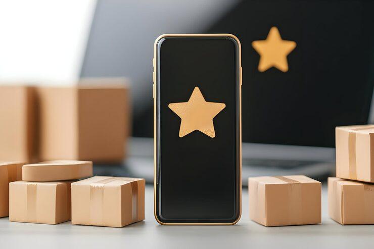 avaliações de entrega